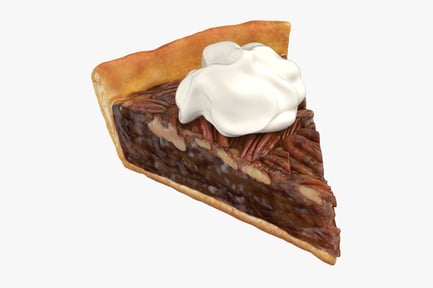 Preview: Pecan Pie Slice with Cream