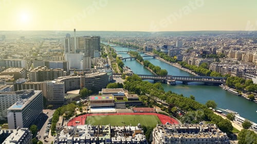 Preview: Aerial view from Eiffel Tower on Paris