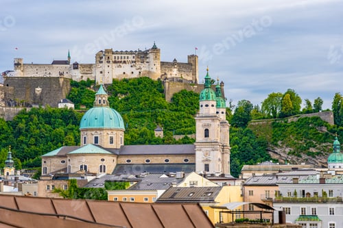 Preview: Beautiful shot of Baden-Wurttemberg state in Germany surrounded by greenery-covered hills