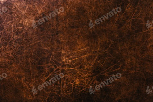 Preview: Closeup of brown distressed leather texture for vintage material background and design detail