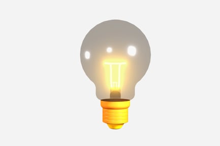 Preview: Factory Light Bulb 3D illustration