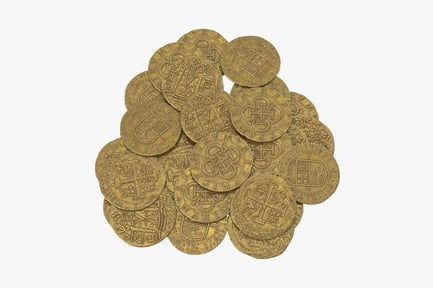 Предпросмотр: Куча старых золотых монет