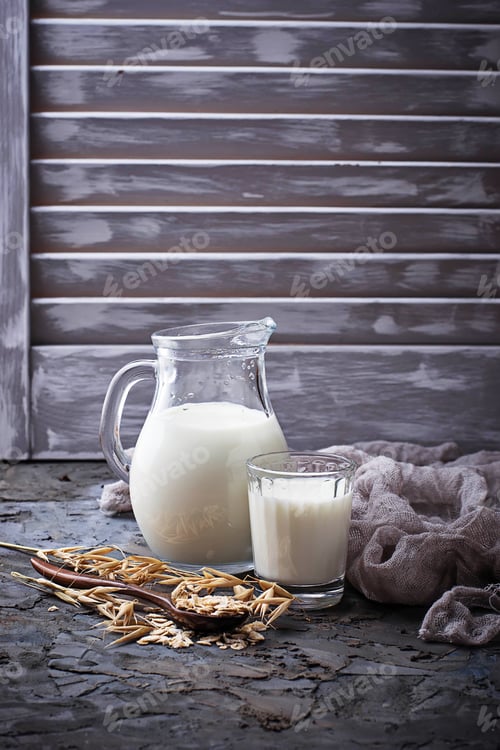 Preview: Non-dairy vegan oat milk