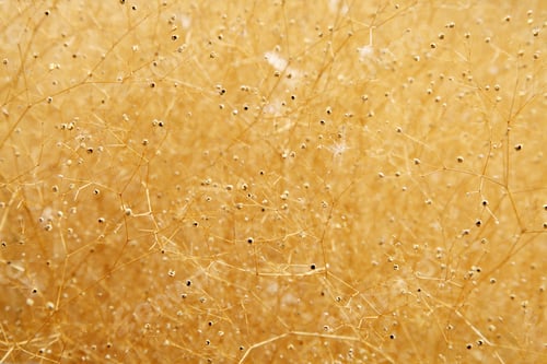 Preview: Close-up view of dry gypsophila paniculata flowers.