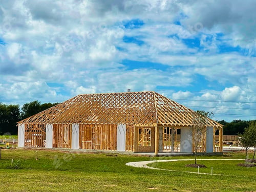 Preview: The Framing of a new home construction