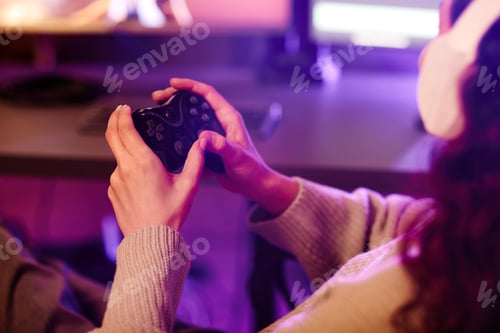 Preview: Playing Video Game In Evening