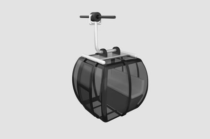 Preview: Cable Car 3D Illustration