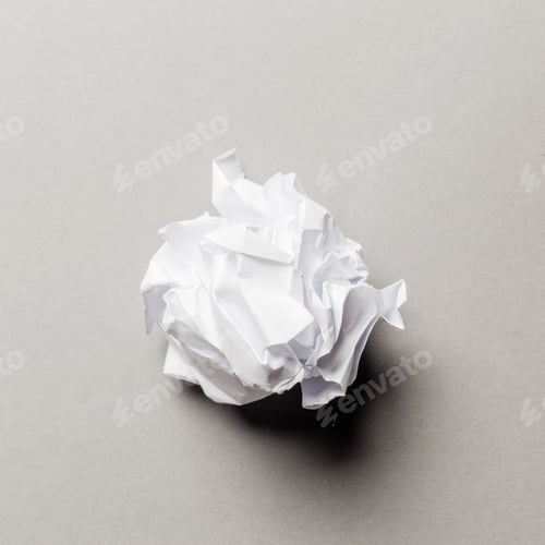 Preview: Crumpled paper ball