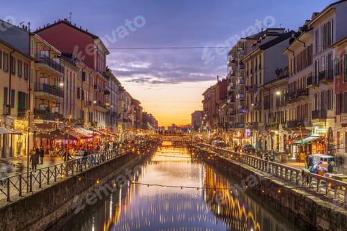 Preview: Naviglio Canal, Milan, Lombardy, Italy