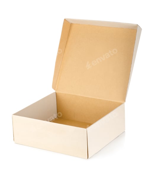 Preview: Cardboard box isolated