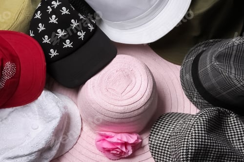 Preview: Different types of hats and caps on sale