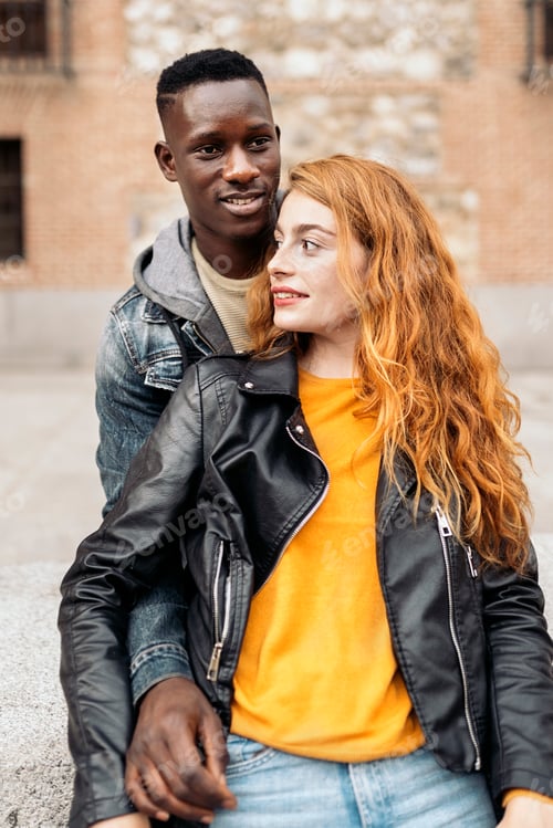 Preview: Loving Beautiful Multiethnic Young Couple