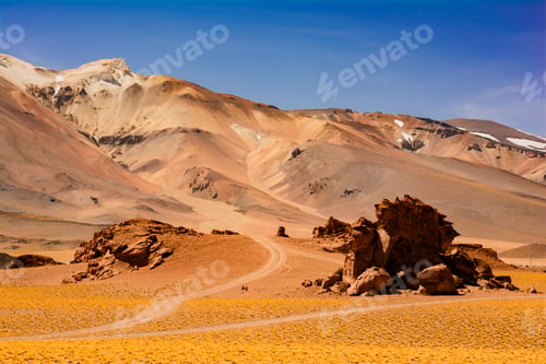 Preview: Beautiful shot of desert landscapes in Chile