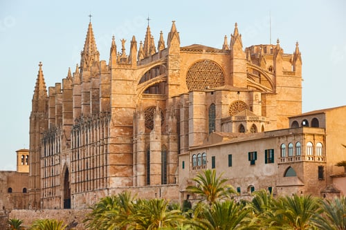 Preview: Palma de Mallorca cathedral. Balearic islands. Spanish cultural heritage. Spain