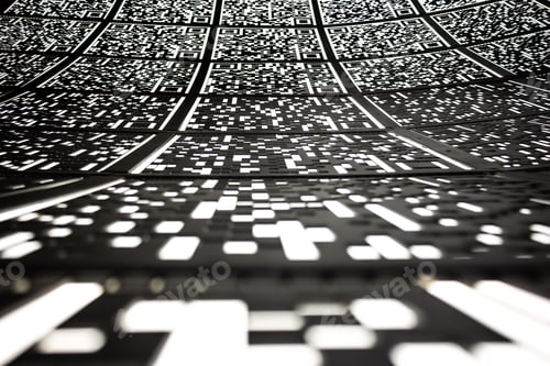 Preview: Abstract QR code background (abbreviated from Quick Response code)