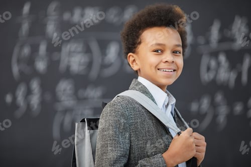 Preview: African schoolboy is going to school