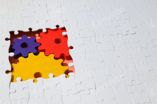 Preview: Puzzles, composition for different concepts and ideas