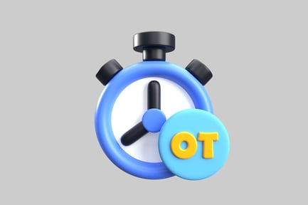 Preview: Overtime clock icon