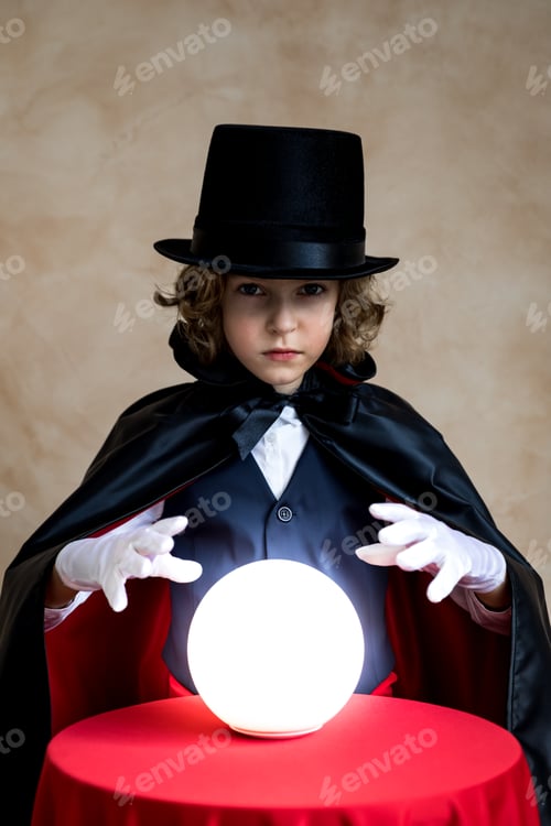 Preview: Child illusionist with magic sphere