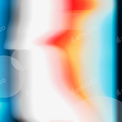 Preview: Colorful glitch effect distortion background vector
