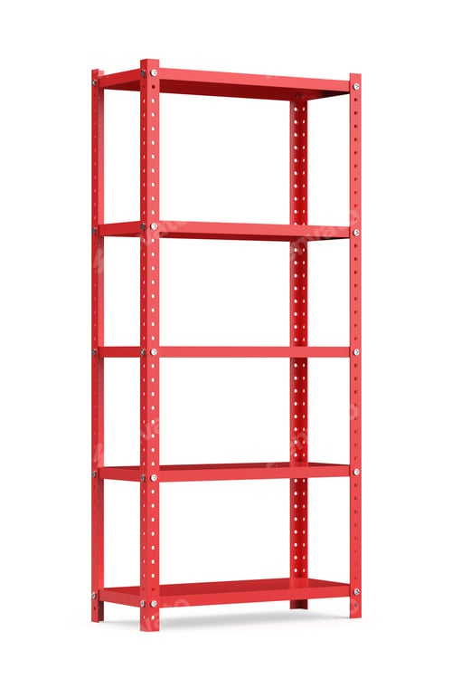 Preview: Metal shelving unit