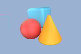 Aperçu: Illustration 3D de formes géométriques