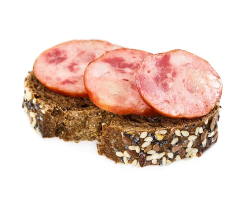 Preview: Small sandwich with smoked sausage