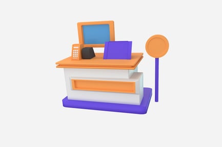 Service Point Ticket Counter