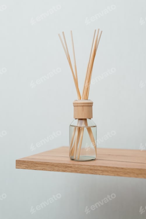 Preview: Reed air freshener on table in room home