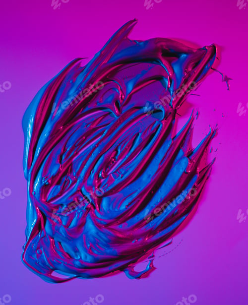 Preview: Puddle of neon paint