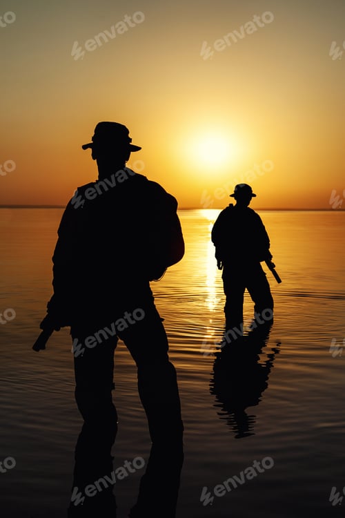 Preview: Army soldier silhouette