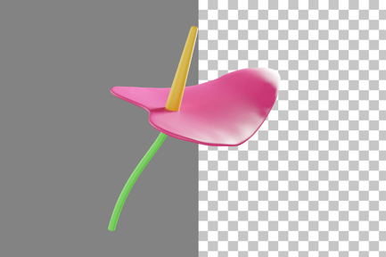 Preview: Anthurium 3D Icon