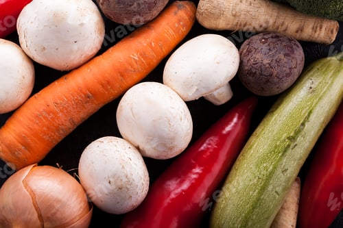 Preview: Close up on organic grew vegetables