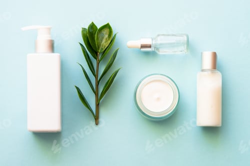 Preview: Natural cosmetic products. Skin care concept.
