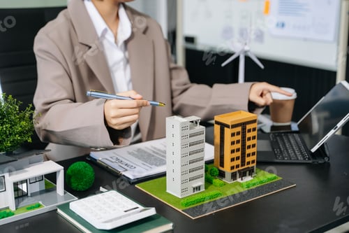 Preview: Real estate broker agent presenting and consult to customer to decision making sign insurance form