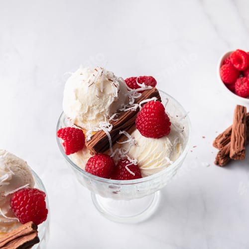 Preview: Vanilla Ice Cream Scoops