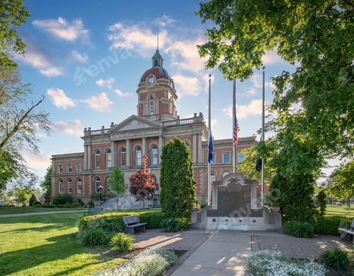 Preview: Elkhart County Courthouse in Goshen, Elkhart County, Indiana
