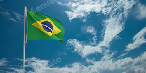 Preview: Brazil flag nation celebration brazilian country symbol patriotic independence sign banner freedom b