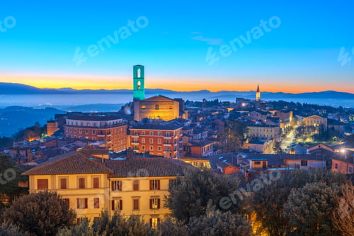 Preview: Perugia, Italy Old Town Skyline