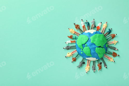 Preview: Concept or composition of World Population day