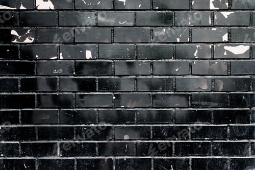 Preview: grunge black brick wall texture