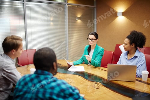 Preview: Business partners at a meeting