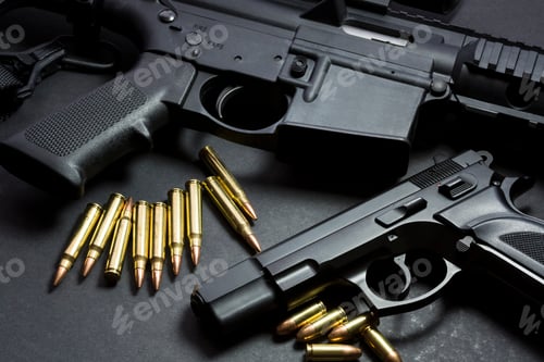 Preview: Handgun with rifle