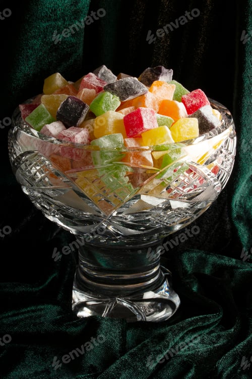Preview: Mixed, colorful delicious Turkish delights