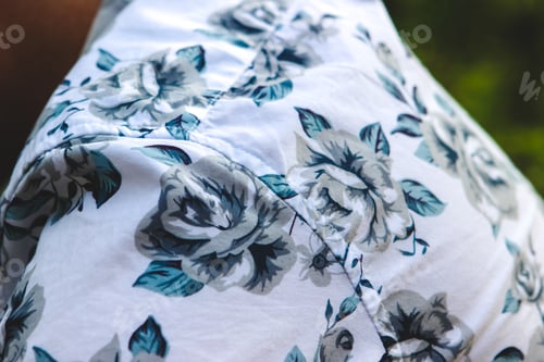 Preview: Floral Print Closeup