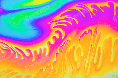 Preview: Psychedelic multicolored background abstract. Rainbow colors.
