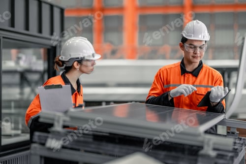 Preview: Factory metal workers install solar panels, cut costs, earn carbon credits, combat climate change.