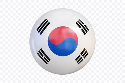 Preview: 3D South Korea Flag