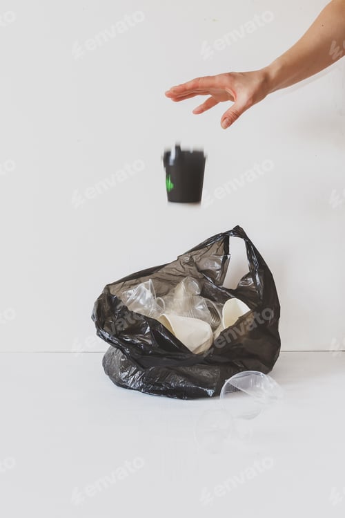Preview: Zero Waste Collection Sorting Plastic Waste Plastic Dishes Plastic Bag Pollution Eco Eco Friendly