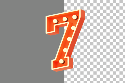 Preview: Marquee Lights 7 3D Icon